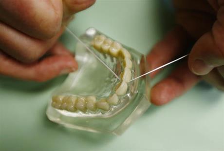 example of flossing