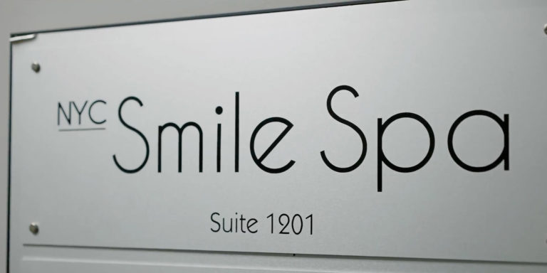 Our office sign on the door