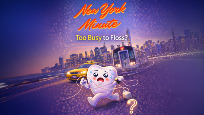 too busy to floss?